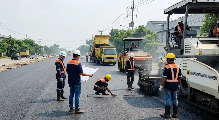 Jasa Pengaspalan Tangerang oleh PT. Kontraktor Aspal Indonesia