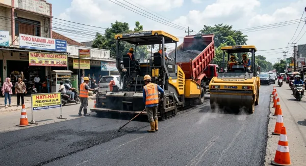 jasa aspal hotmix rangkasbitung