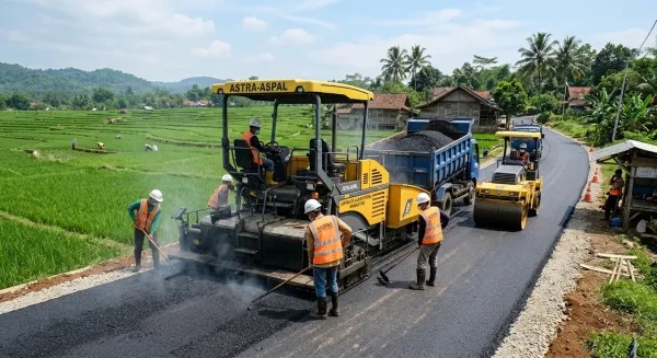jasa pengaspalan hotmix rangkasbitung