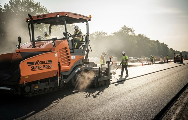 Alat Berat Modern untuk Pengaspalan