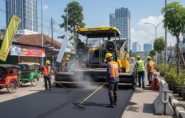 Pengaspalan Menggunakan Teknologi Warm Mix Asphalt