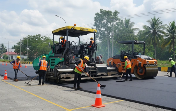 metode pengaspalan modern