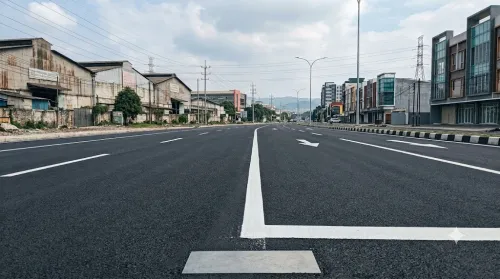 Hasil Pengaspalan di Bandung
